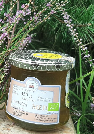 Ekološki cvetlični med 450g